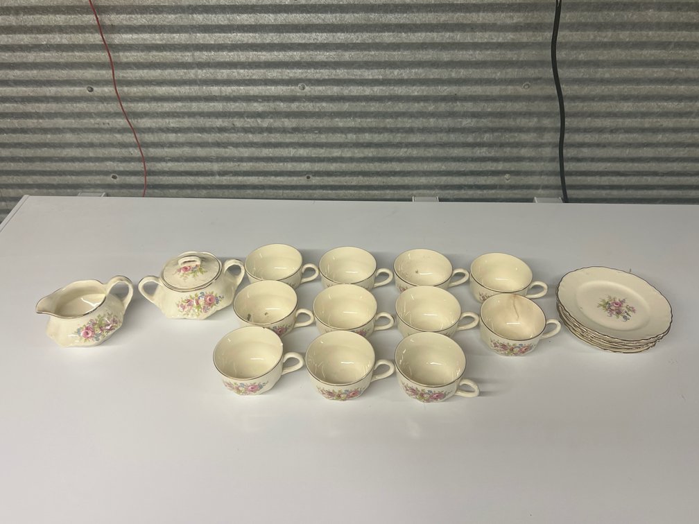 Cunningham & Pickett Hand Decorated Avon Tea Set