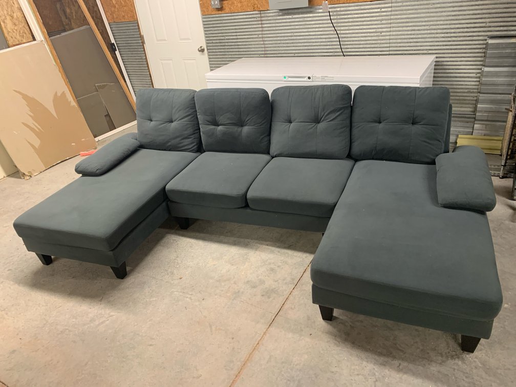 Adjustable Sectional Sofa. 108” Long. 34” Tall. 55” Deep