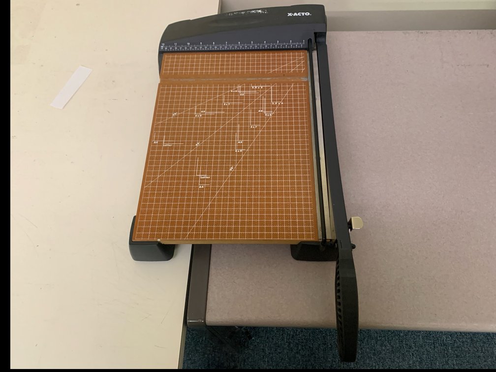 Xacto Material Cutter With 15 1/4” Cutting Table
