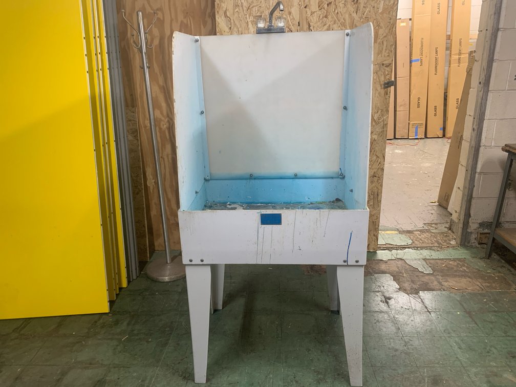 Washing Station. 32” Long. 70” Tall. 24” Deep
