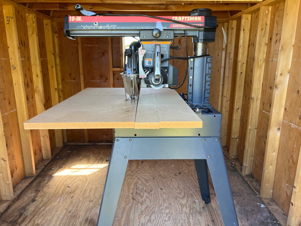 Craftsman Contractor Series 10” 3hp Radial Arm Saw