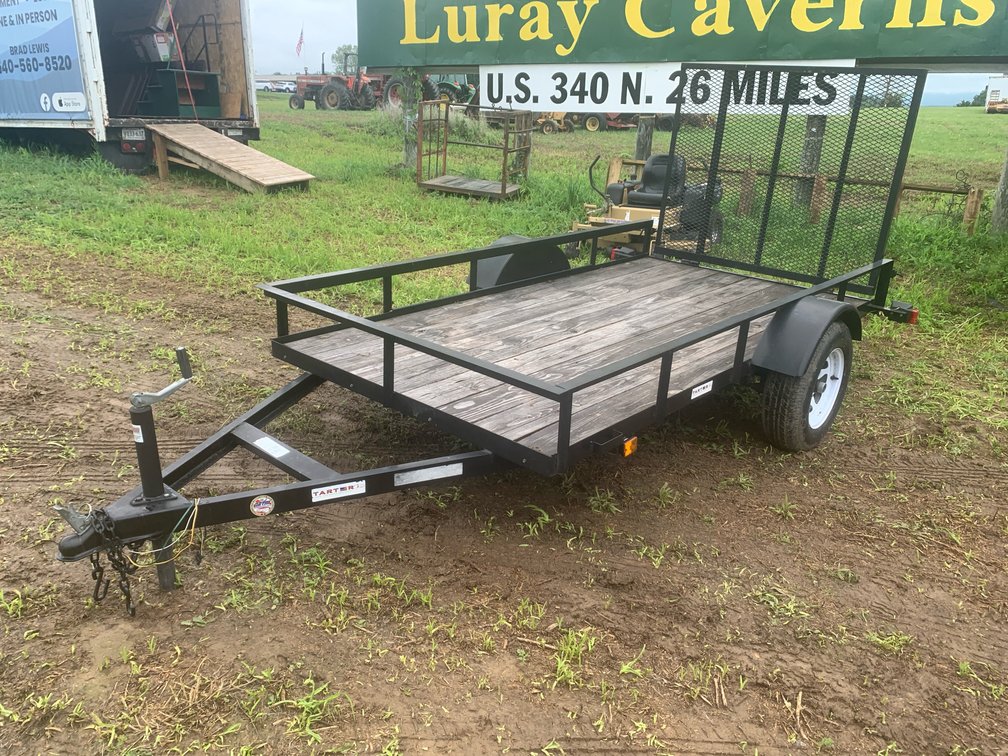Tarter 5’X10’ Utility Trailer With Flip Down Ramp. Like New