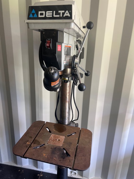 Delta Adjustable Table Drill Press w/Light 1/2HP 120V