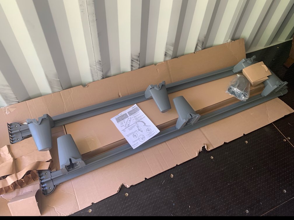 Knickerbocker Queen Gray emBrace Bed Frame - New