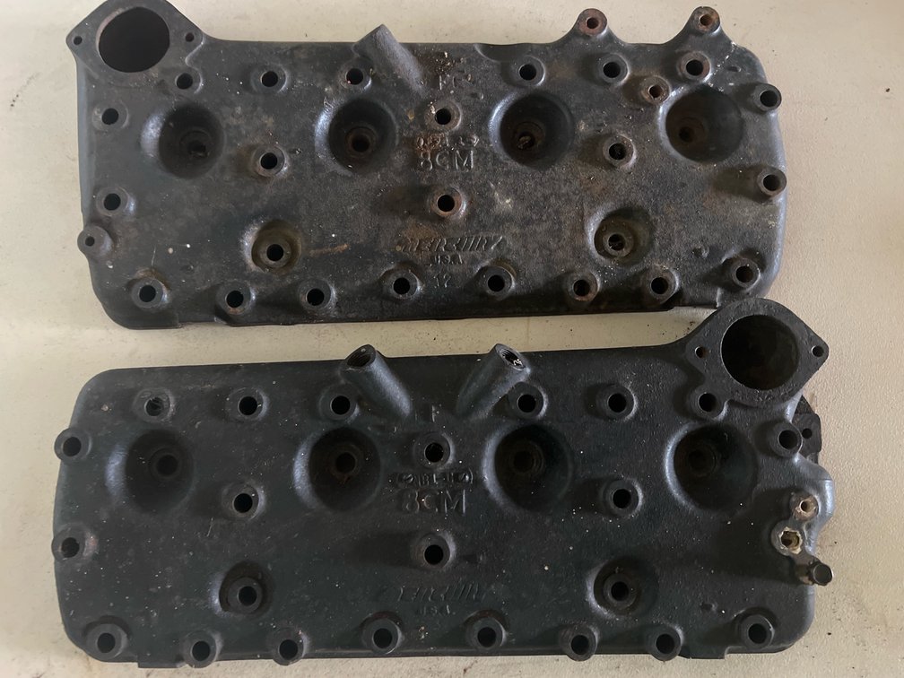 Mercury Flat-Head Cylinder Heads