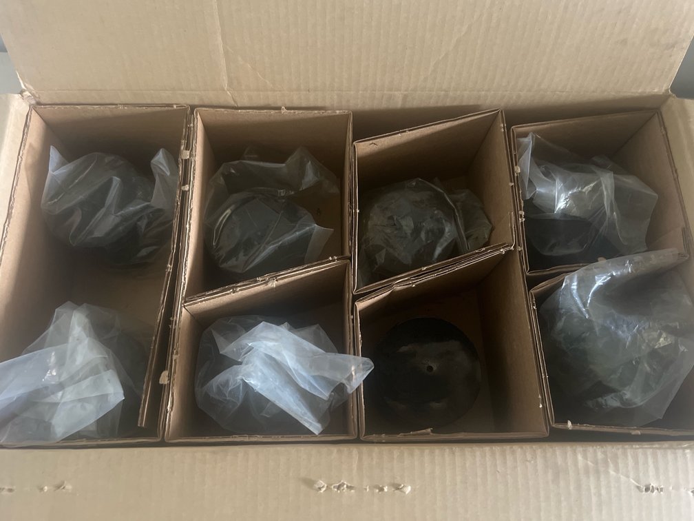 Set of 8 Used 53 Mercury .30 Over Pistons