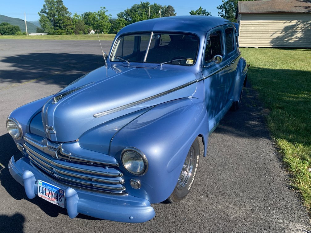 1948 Ford Deluxe. 7,000 Miles On Full Restoration. 305 Chevy Small Block Engine.  Automatic Chevy Powerglide Transmission. Cragar Mag Wheels. Dual Exhaust With Headers. New Inspection