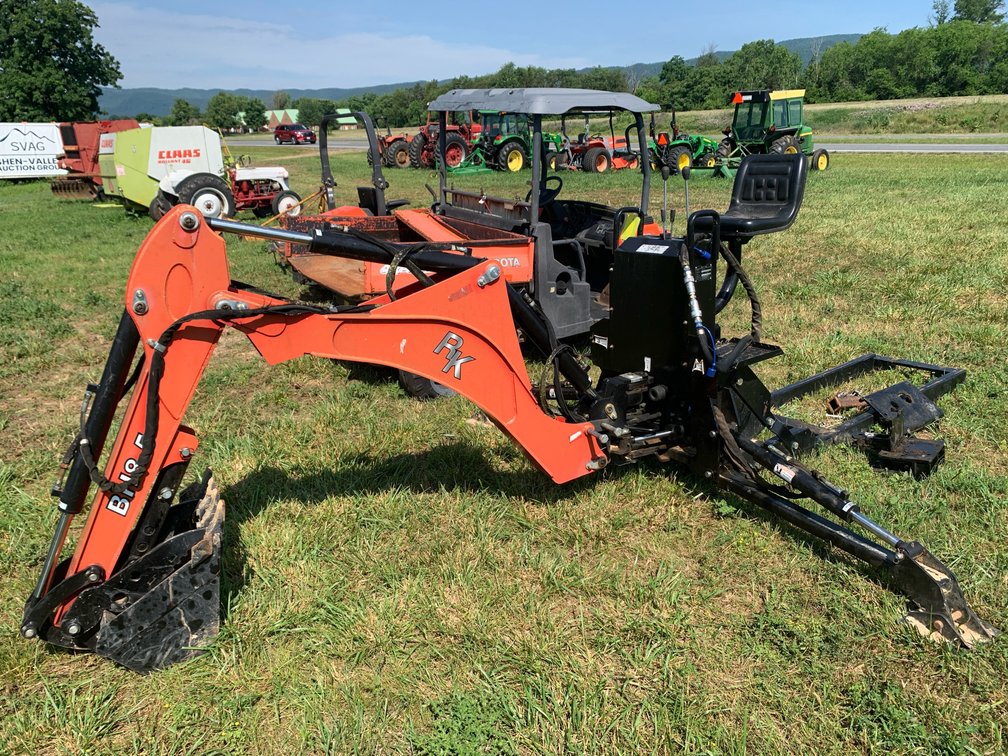 RK BH8.5 Backhoe Attachment With Mounting Bracket, 10 1/2” Bucket and Grabber Thumb