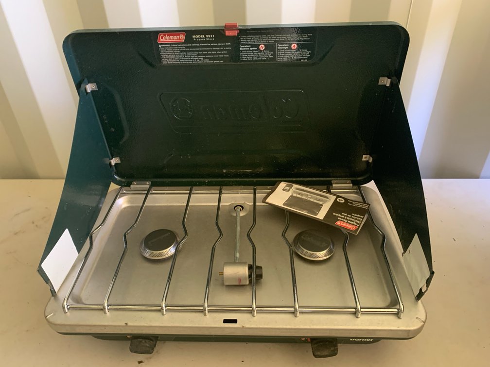 Coleman Model 9911 Two-Burner Propane Camp Stove