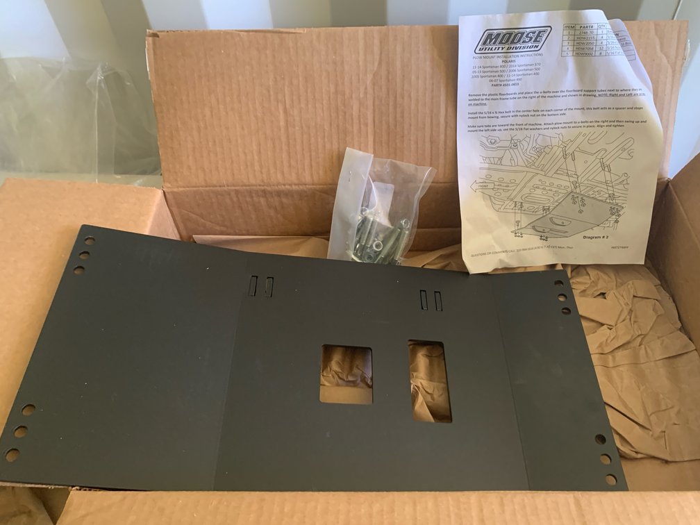 Moose Utility Division Polaris Plow Mount