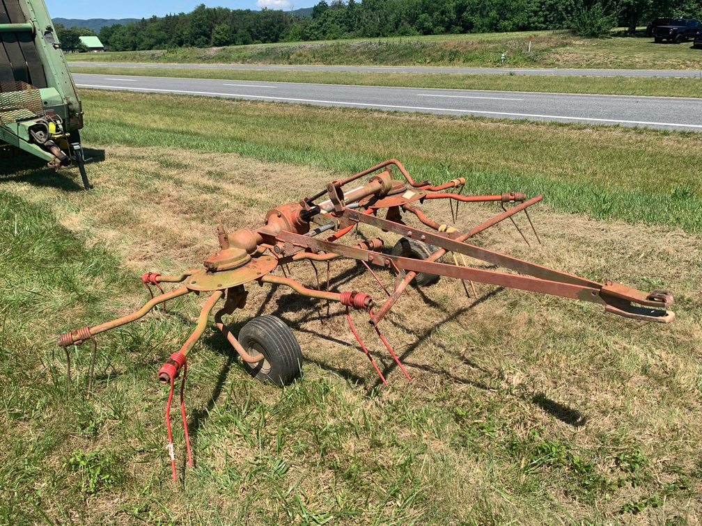 Niemeyer Two Basket Tedder With Two Extra Arms and Two New Teeth and Drive Shaft