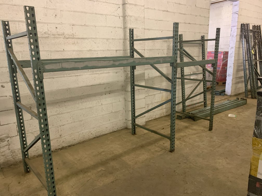 Teardrop Pallet Rack Upright Frame