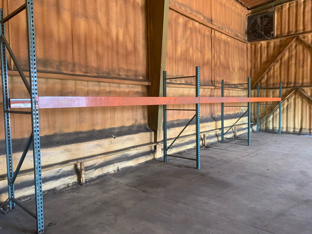 USP Teardrop Pallet Racking Row