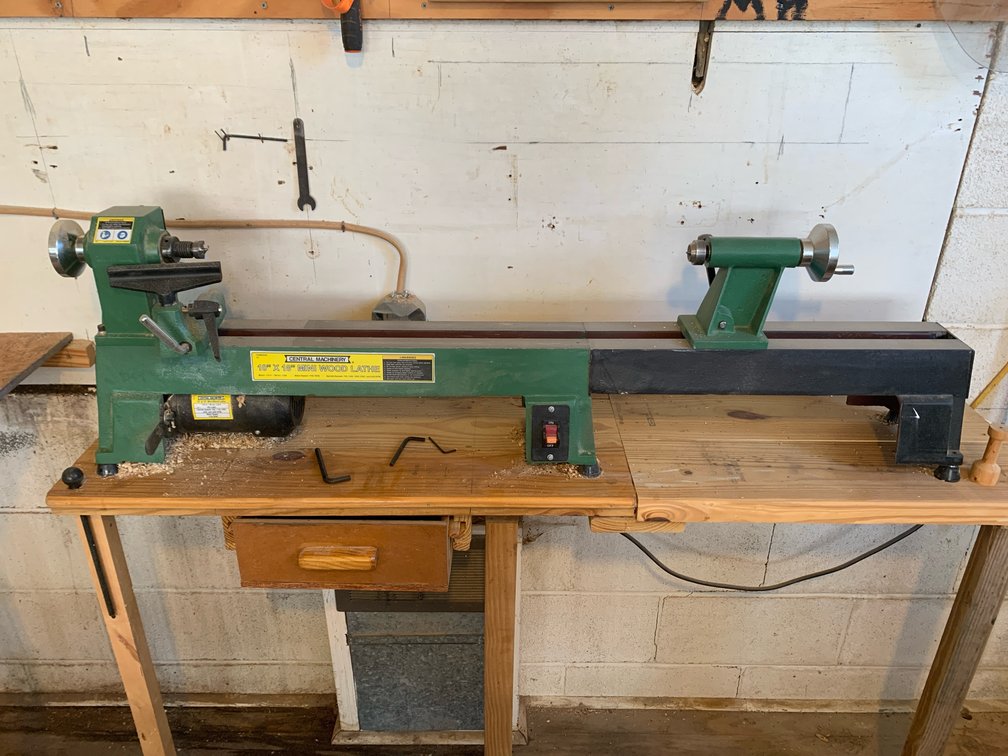 Central Machinery 10" x 18" Mini Wood Lathe