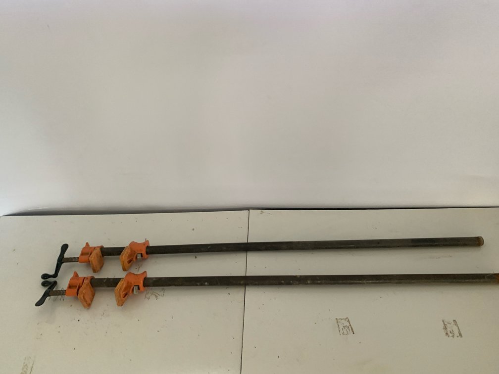 Pony Cast Metal Pipe Clamps 48” Long