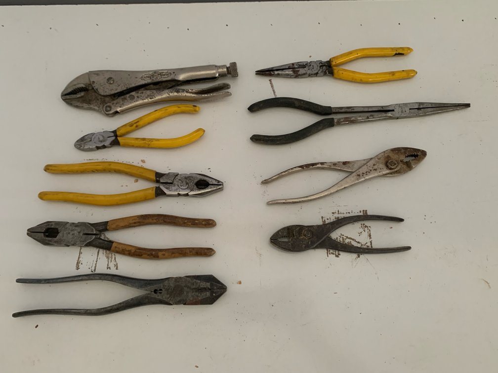 Assorted Pliers Including Vise-Grip