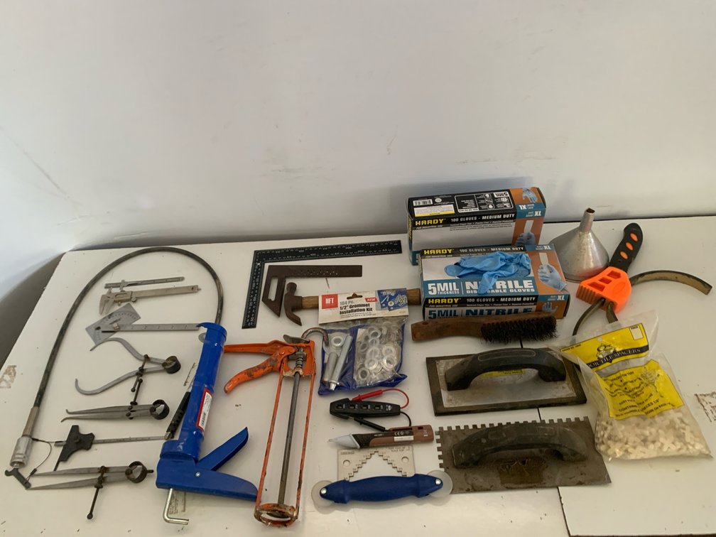 Assorted Hand Tools, Machinist Instruments & Hardware