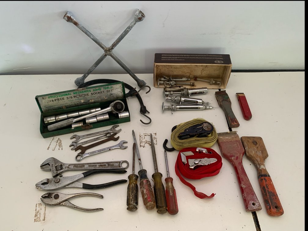 Fuller & National Mixed Hand Tools & Vintage Syringes