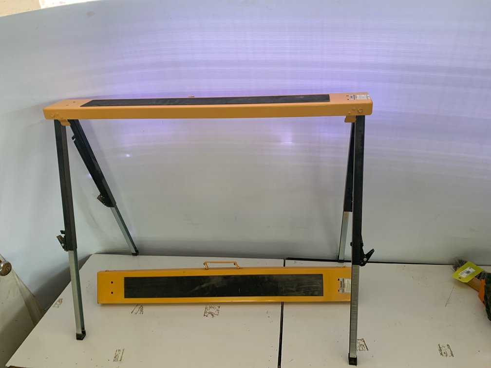 Central Machinery Foldable Adjustable Sawhorses