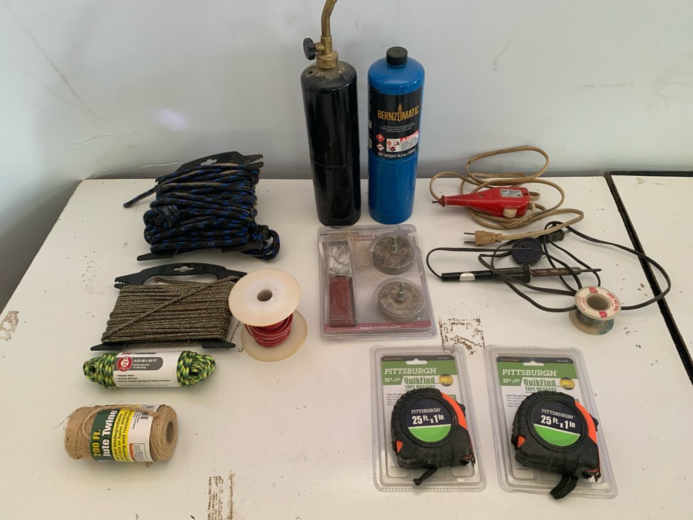 Mixed Bernzomatic Torch, WEN Engraver & Hardware Lot