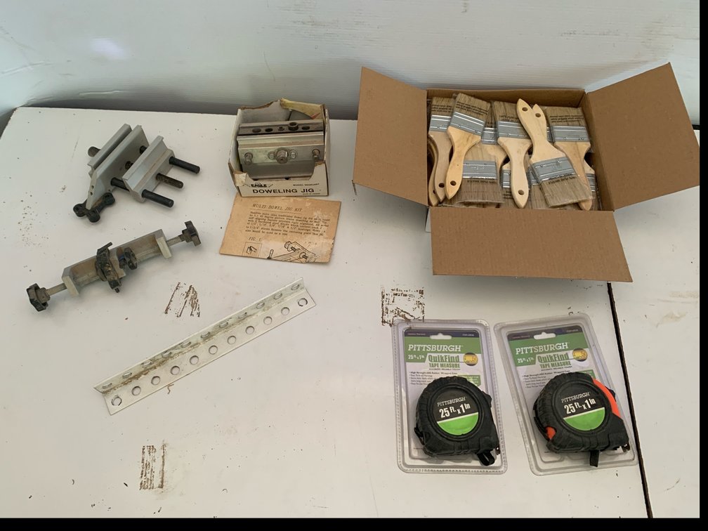 Eagle Doweling Jig, Pittsburgh Tapes & Paint Brushes