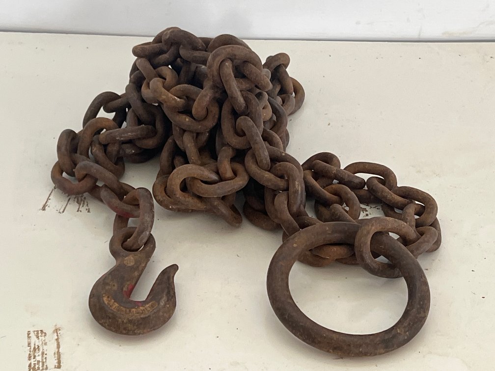 13’ Long Crosby-Laughlin Steel Rigging Chain Assembly