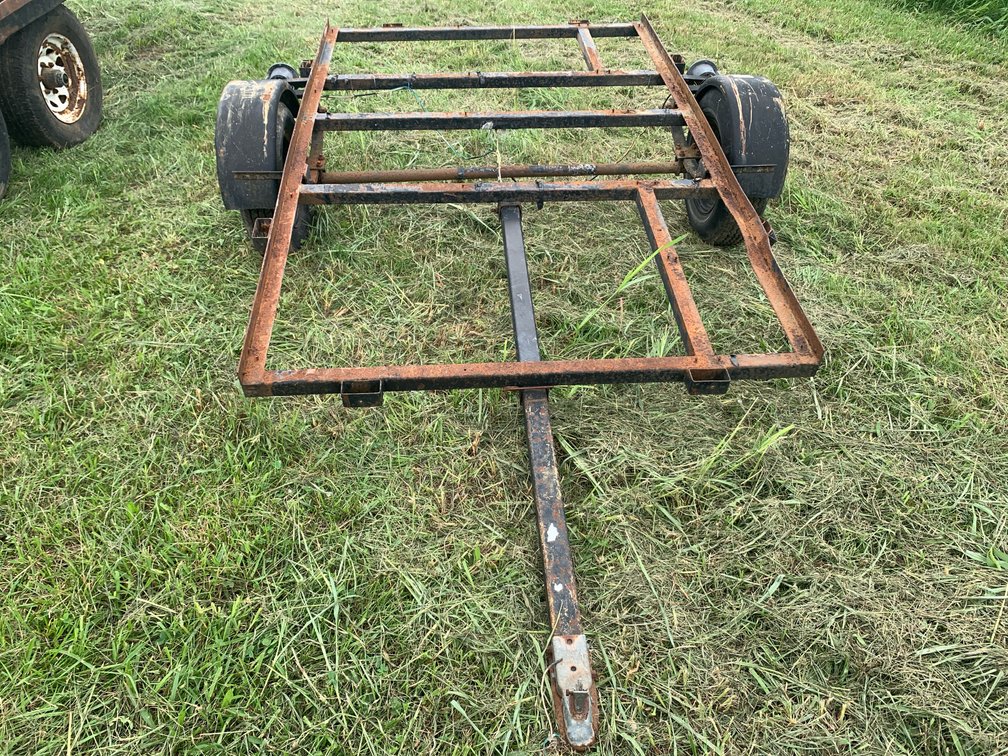 Single-Axle Utility Trailer Frame. No title.