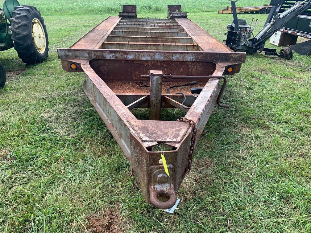 Heavy Duty Triple Axle Trailer With Fold Down Ramps