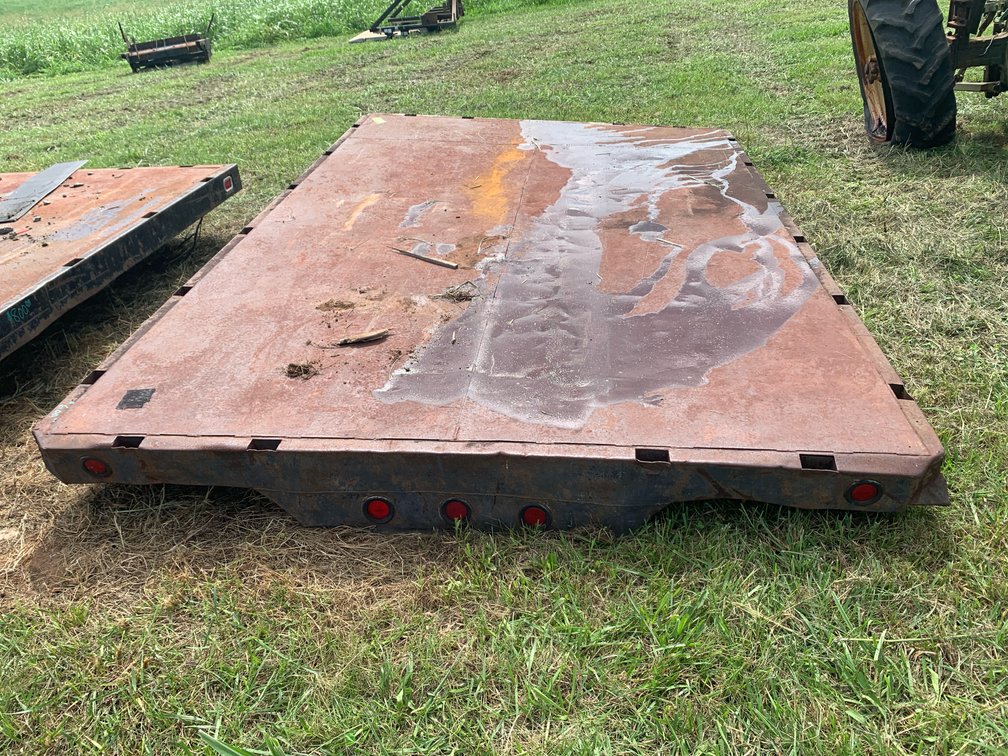 Steel Flat Bed. 95” Wide x 147” Long