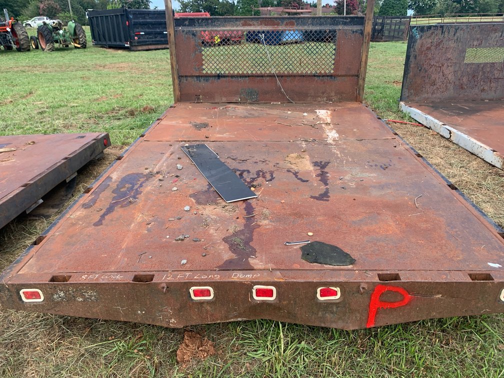 Steel Dump Bed 96” Wide x 120” Long