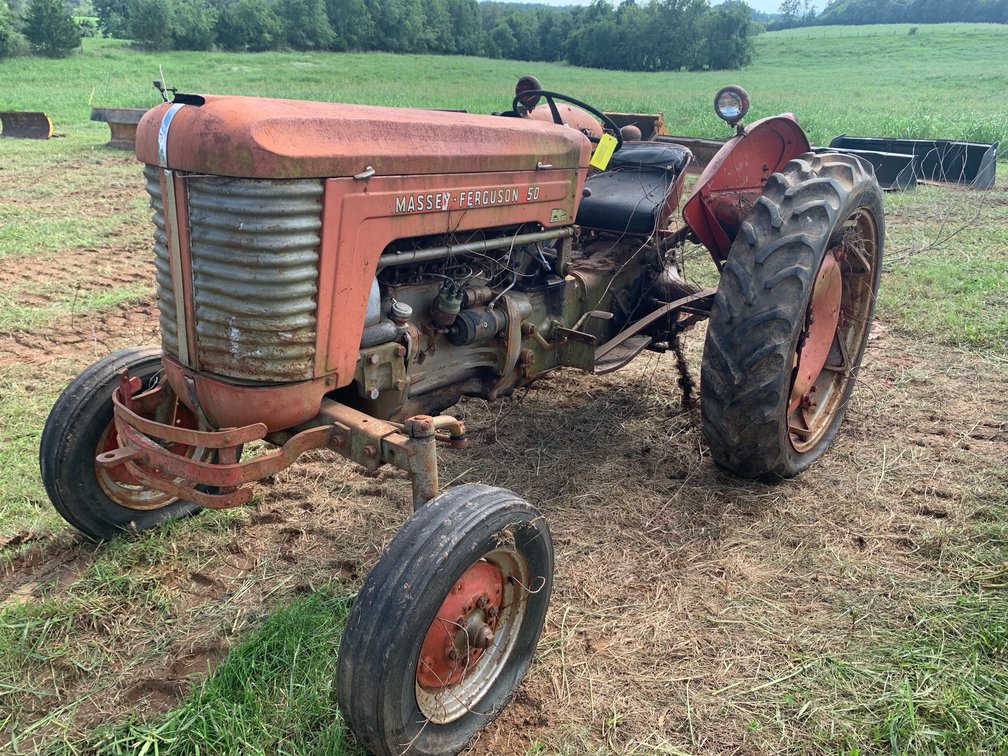 Massey Ferguson 50 With The Continental Z134 Gasoline Engine. Does Not Run