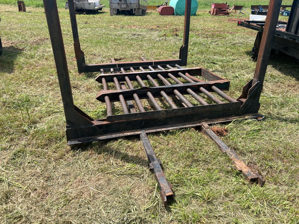 Custom Fabricated Metal Rack - Rack 8.75ft L x 7ft W
