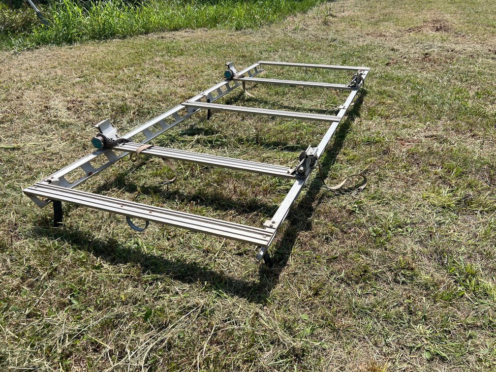 System One Aluminum Ladder Rack with Work Winch