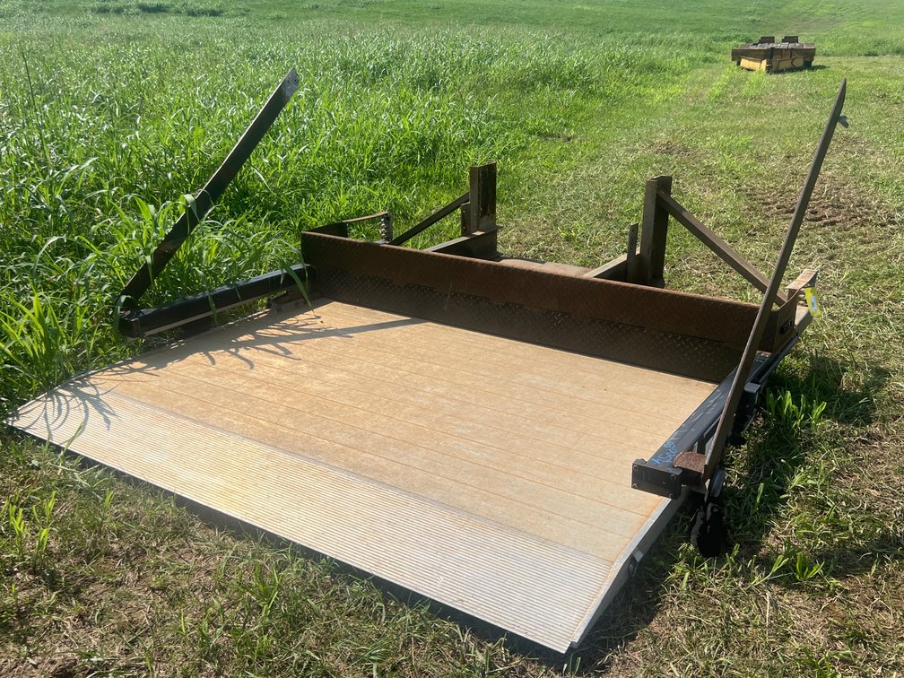 Heavy-Duty Liftgate and Ramp Assembly. Gate Is 84” Wide x 64” Deep