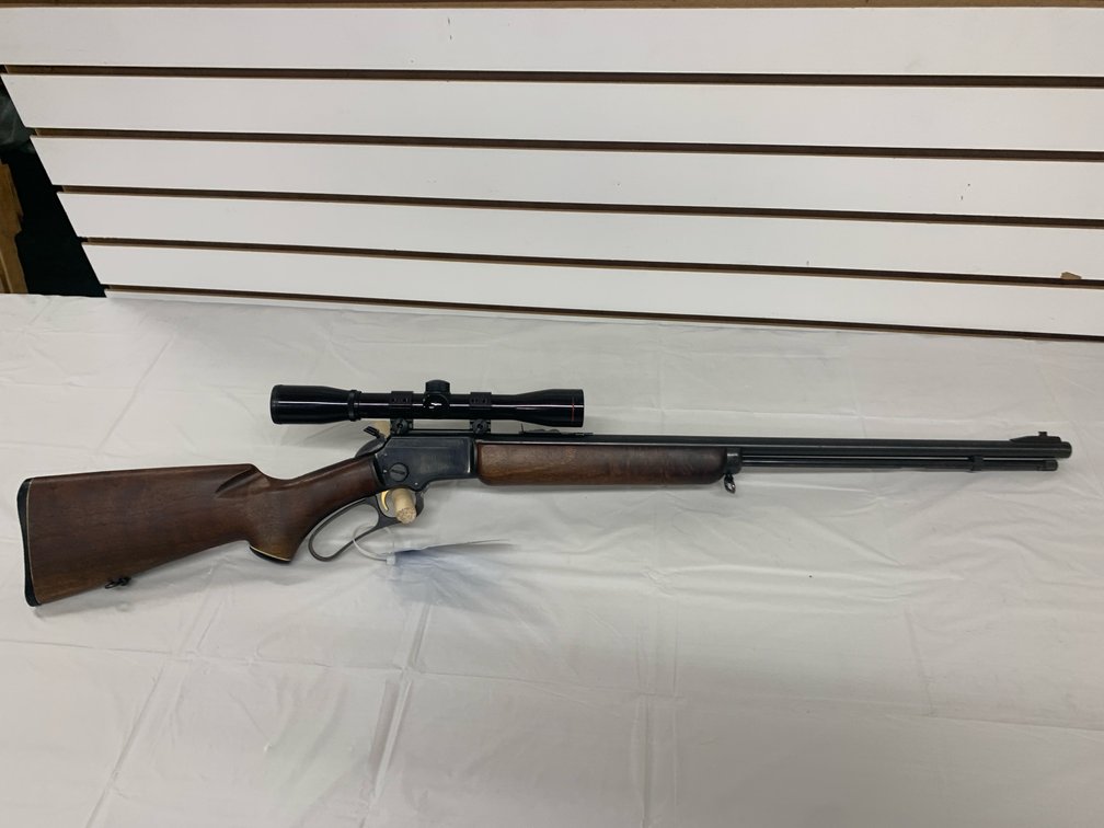 “JM” Stamped Marlin Golden 39-A .22 LR Lever-Action Rifle with Simmons 4x32 Scope
