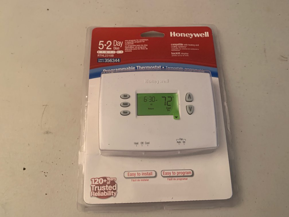 Honeywell RTHL2310B 5-2 Day Programmable Thermostat