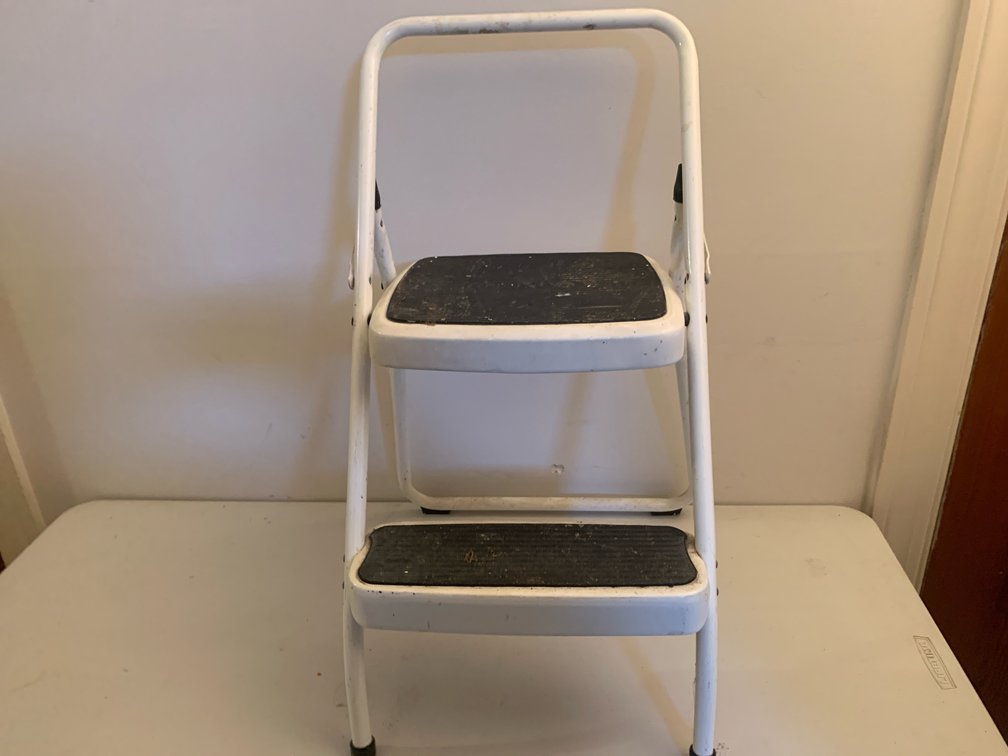 COSCO Two-Step Folding Metal Step Stool