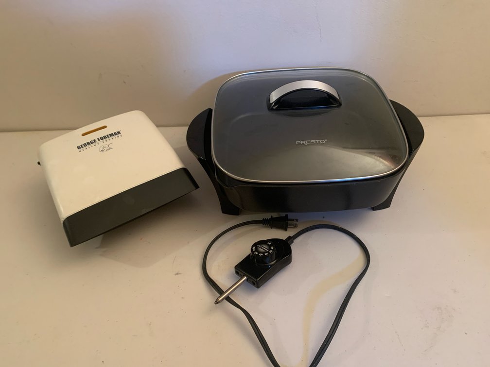 Electric Countertop Grill and Electric Skillet