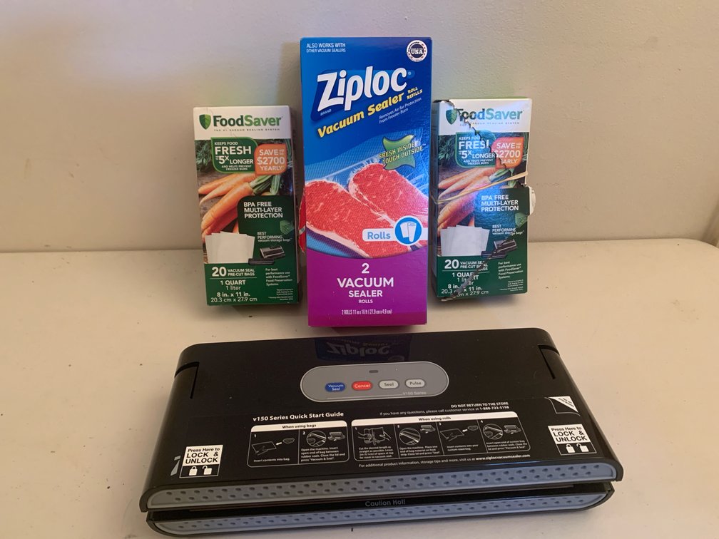 Vacuum Sealer, Vacuum Sealer Rolls, and Pre-Cut Bags