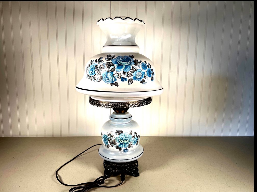 Vintage Hurricane Lamp