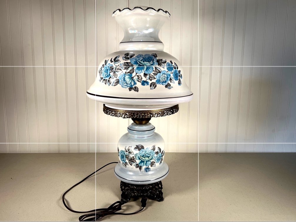 Vintage Hurricane Lamp