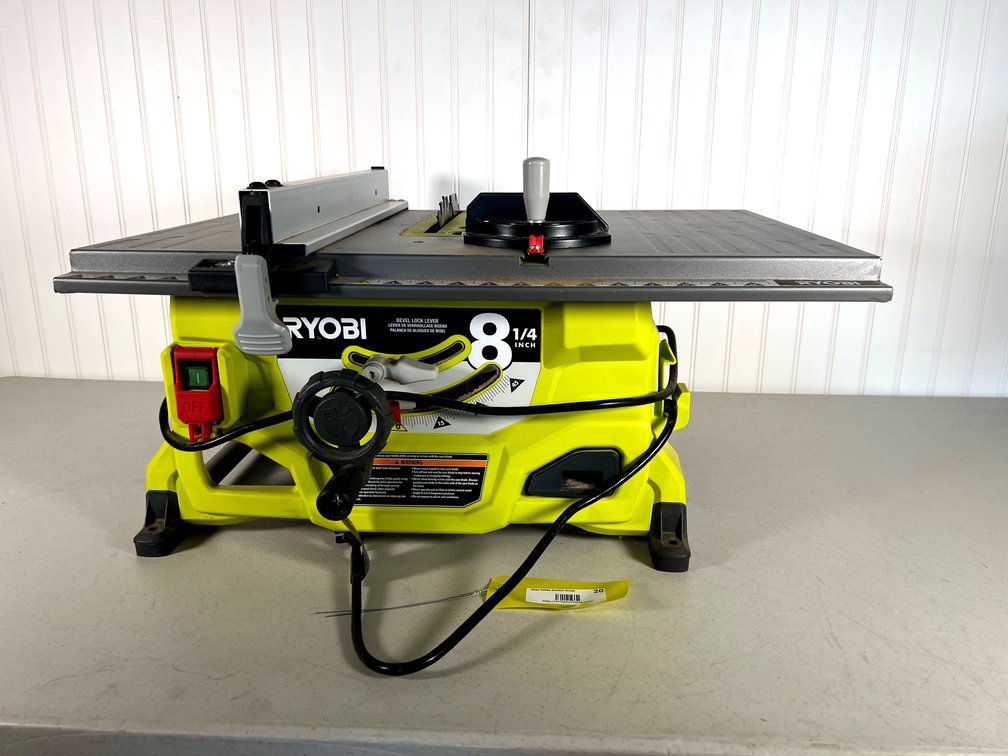 Ryobi 8 1/4” Table Saw - Works