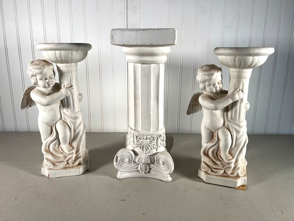 Lot of 3 Plant Stands or Candle Stands