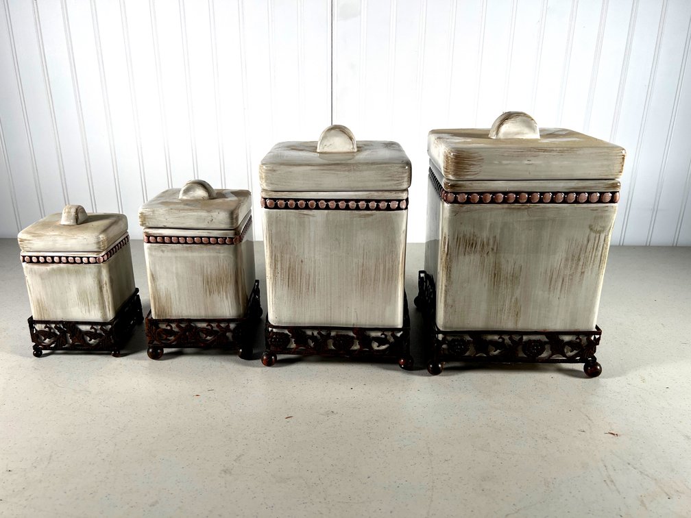 4 Piece Canister Set