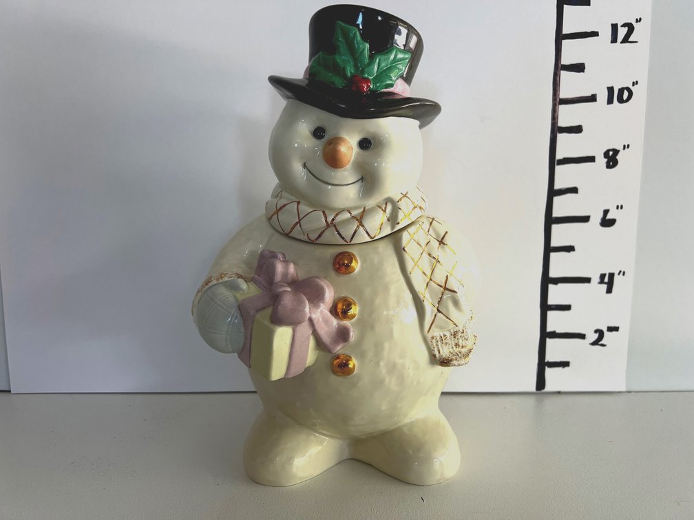 Lenox Snowman Cookie Jar