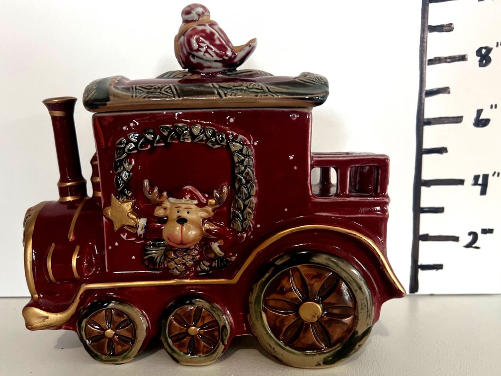 Christmas Train Cookie Jar