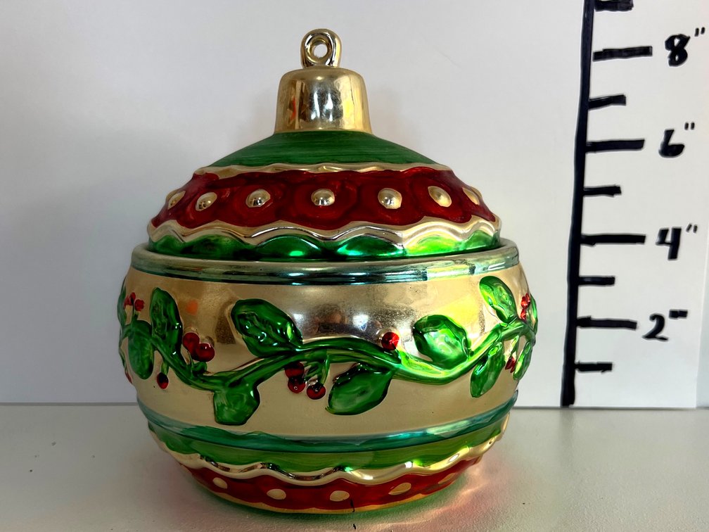 Christmas Ornament Cookie Jar