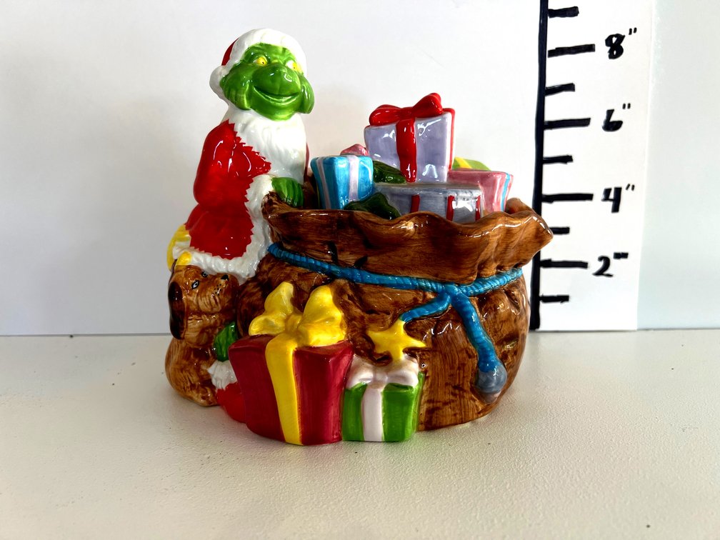 Grinch Christmas Cookie Jar
