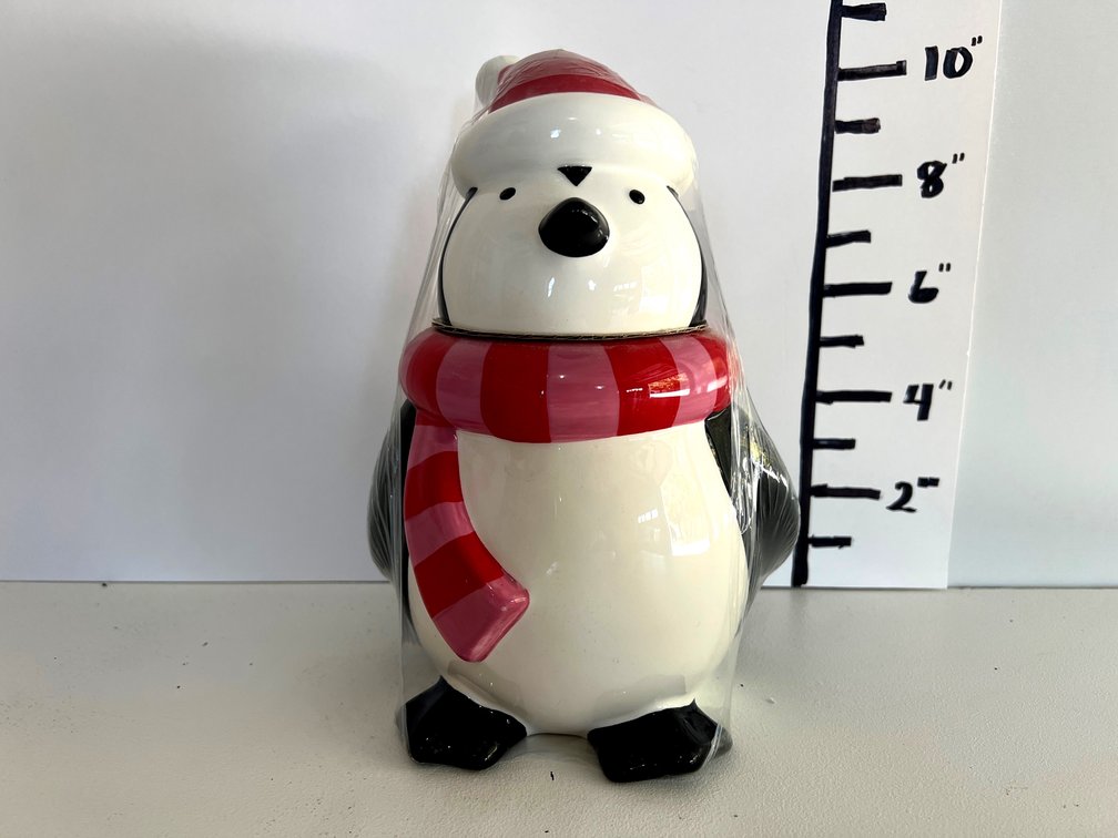 Penguin Cookie Jar