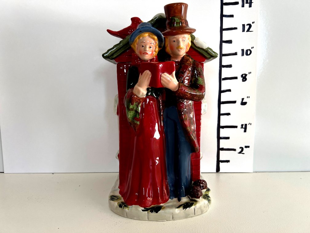 Christmas Carolers cookie Jar - Tall